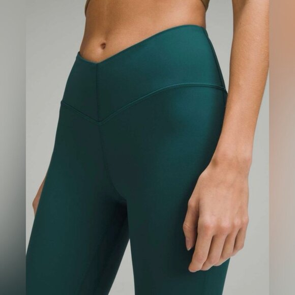 Lululemon NWOT Align V-Waist Mini-Flared Pant Storm Teal - Picture 3 of 11